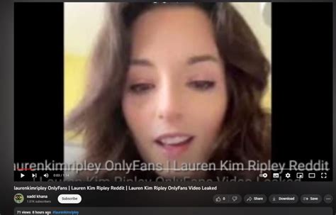 lauren kim ripley leaked only fans|Biddefo/Laurenkimripley Leaked Video OnlyFans Oficial New